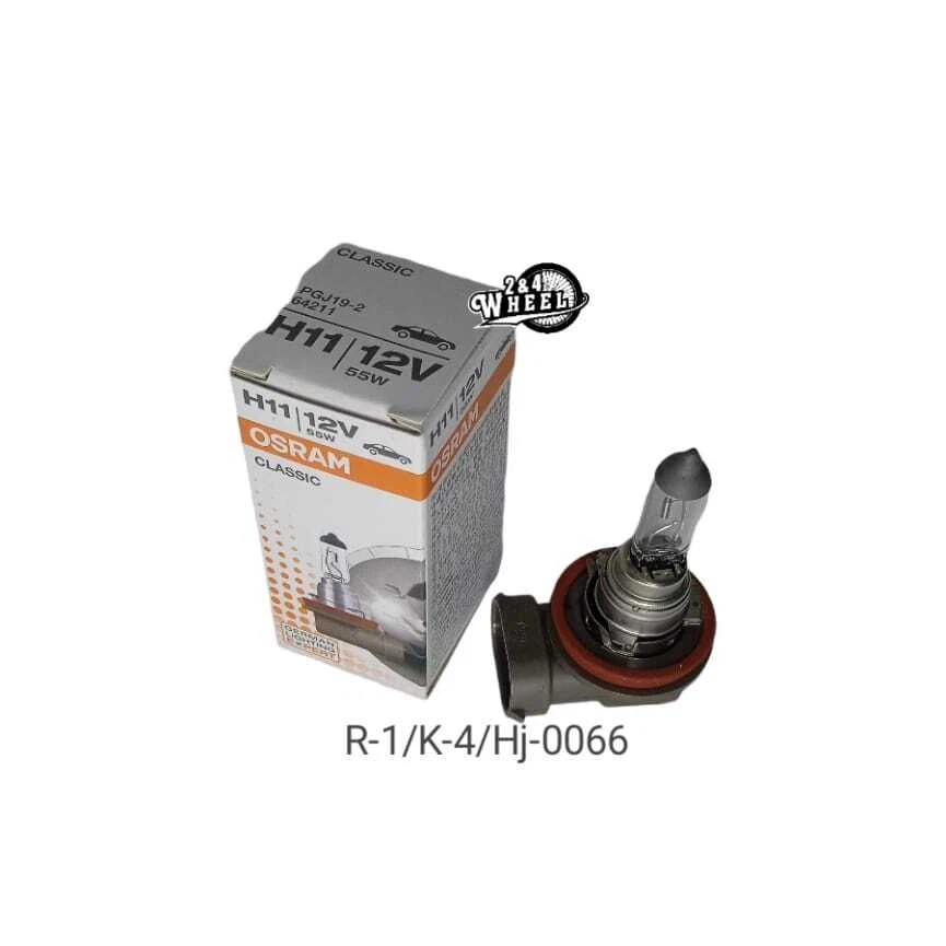 Osram Classic H11 12V/55W Halogen Headlight Bulb Lamps 64211 PGJ19-2 Globe