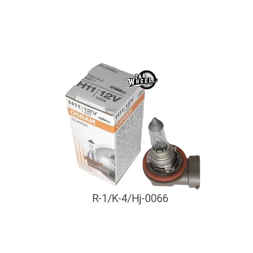 Osram Classic H11 12V/55W Halogen Headlight Bulb Lamps 64211 PGJ19-2 Globe - Image 2