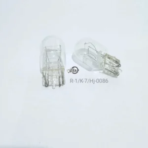 2pc T20 12V21/5W Clear Glass Turn Signal Stop Brake Tail Light Bulbs Stanleestar
