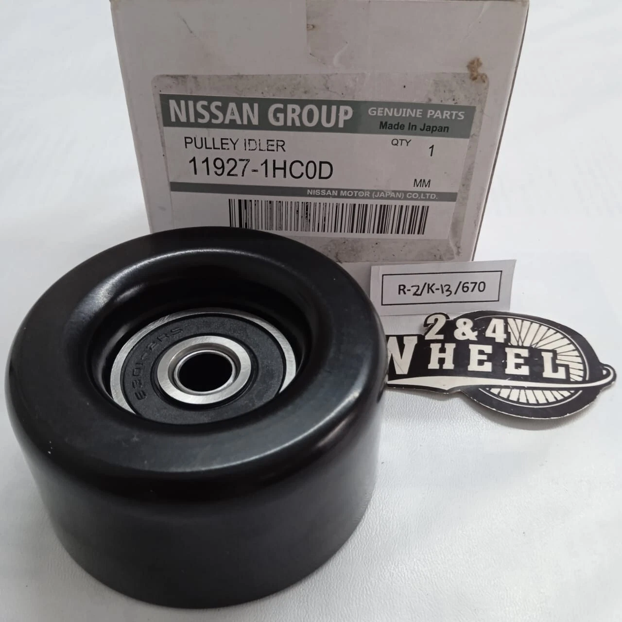 Nissan Versa 1.6 Belt Idler Pulley 11927-1HC0D NEW - Image 3