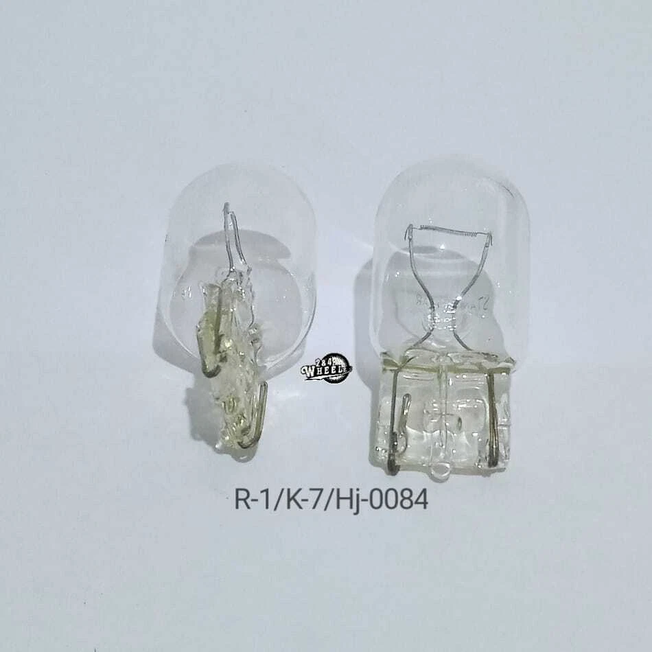 2pc T20 12V21W Clear Glass Turn Signal Single Filament Lamp Bulb StanleeStar2141 - Image 2