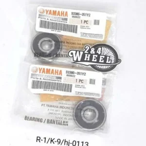 2X Yamaha Rear Hub Ball Bearing For Yamaha 93306-351Y2