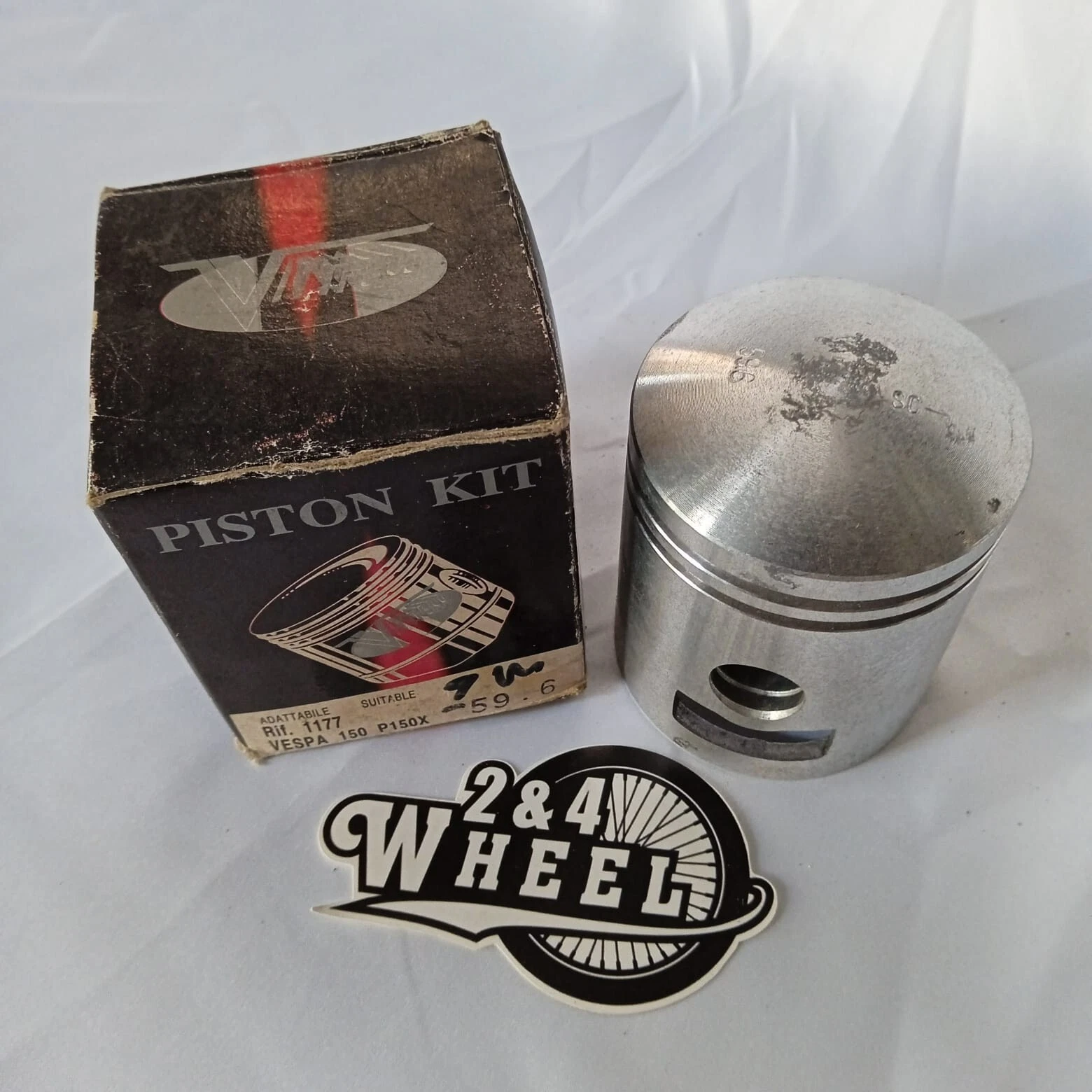 Vitalia Piston 59.6 For Vespa 150 P150X Vitalia Piston For Vespa 150 P150X 59.6