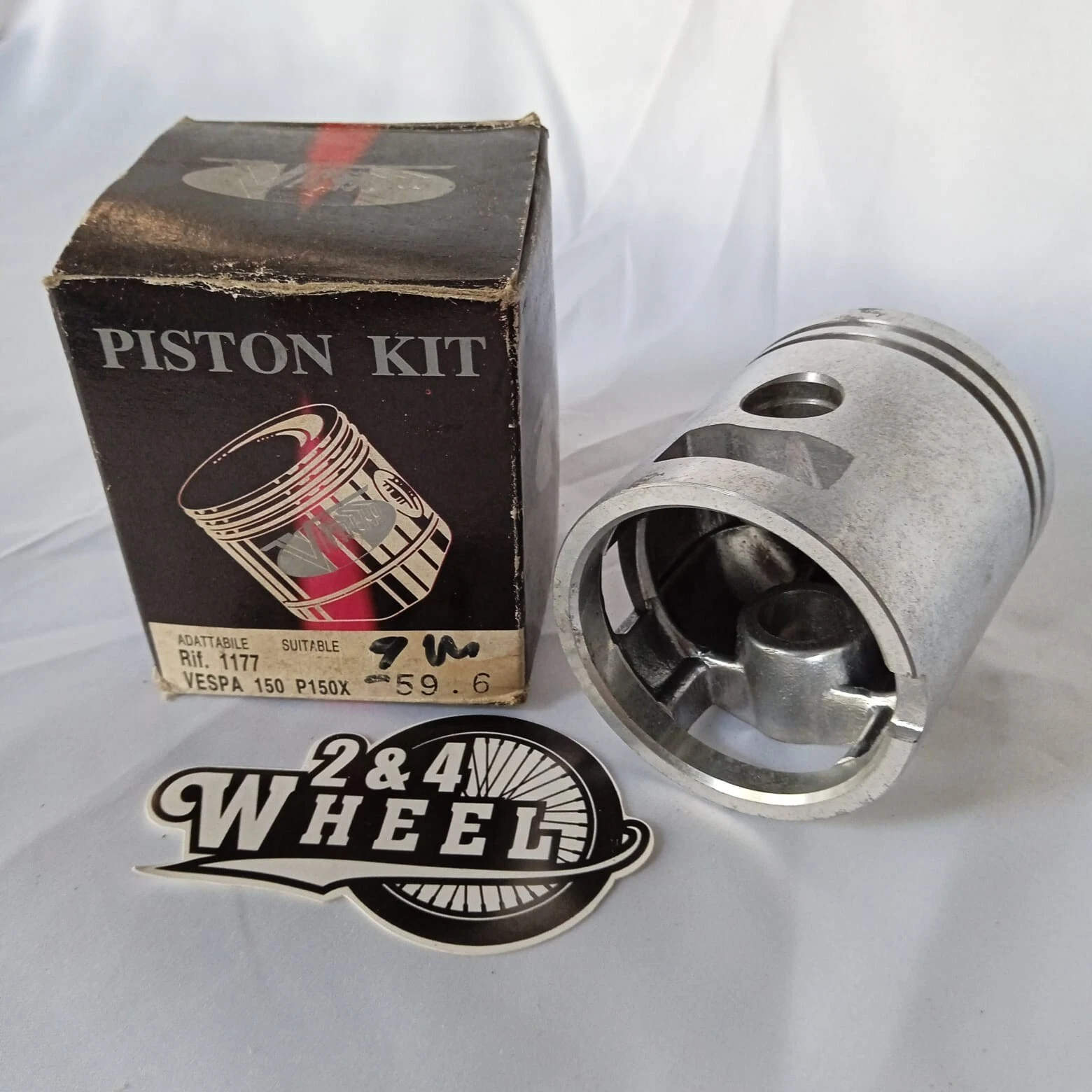 Vitalia Piston 59.6 For Vespa 150 P150X Vitalia Piston For Vespa 150 P150X 59.6 - Image 2