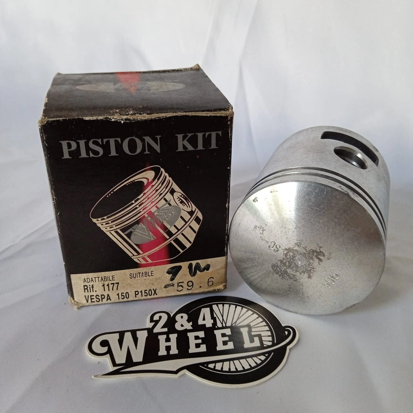 Vitalia Piston 59.6 For Vespa 150 P150X Vitalia Piston For Vespa 150 P150X 59.6 - Image 3
