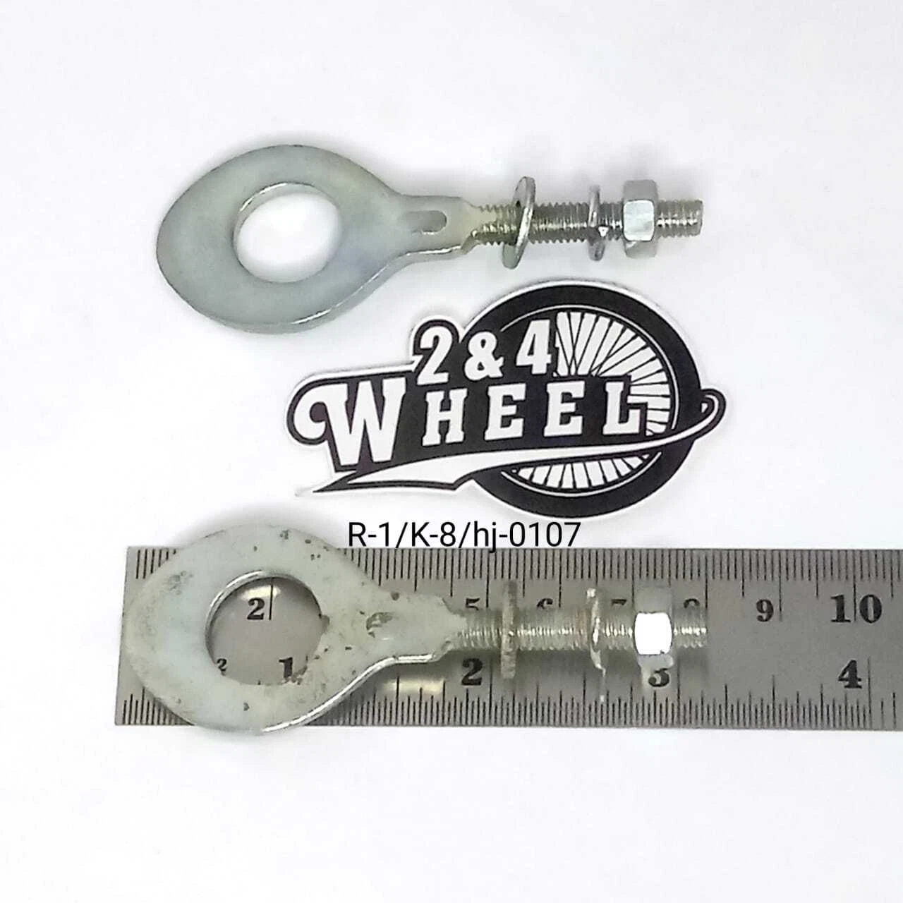 Pair 16mm Chain Wheel Axle Tensioner Adjuster universal Motorcycle