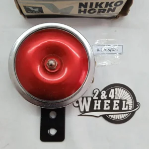 Universal Red NIKKO Horn 6V 6 Volt 1.5A 100db DL621 Scooter Moped Motorcycle