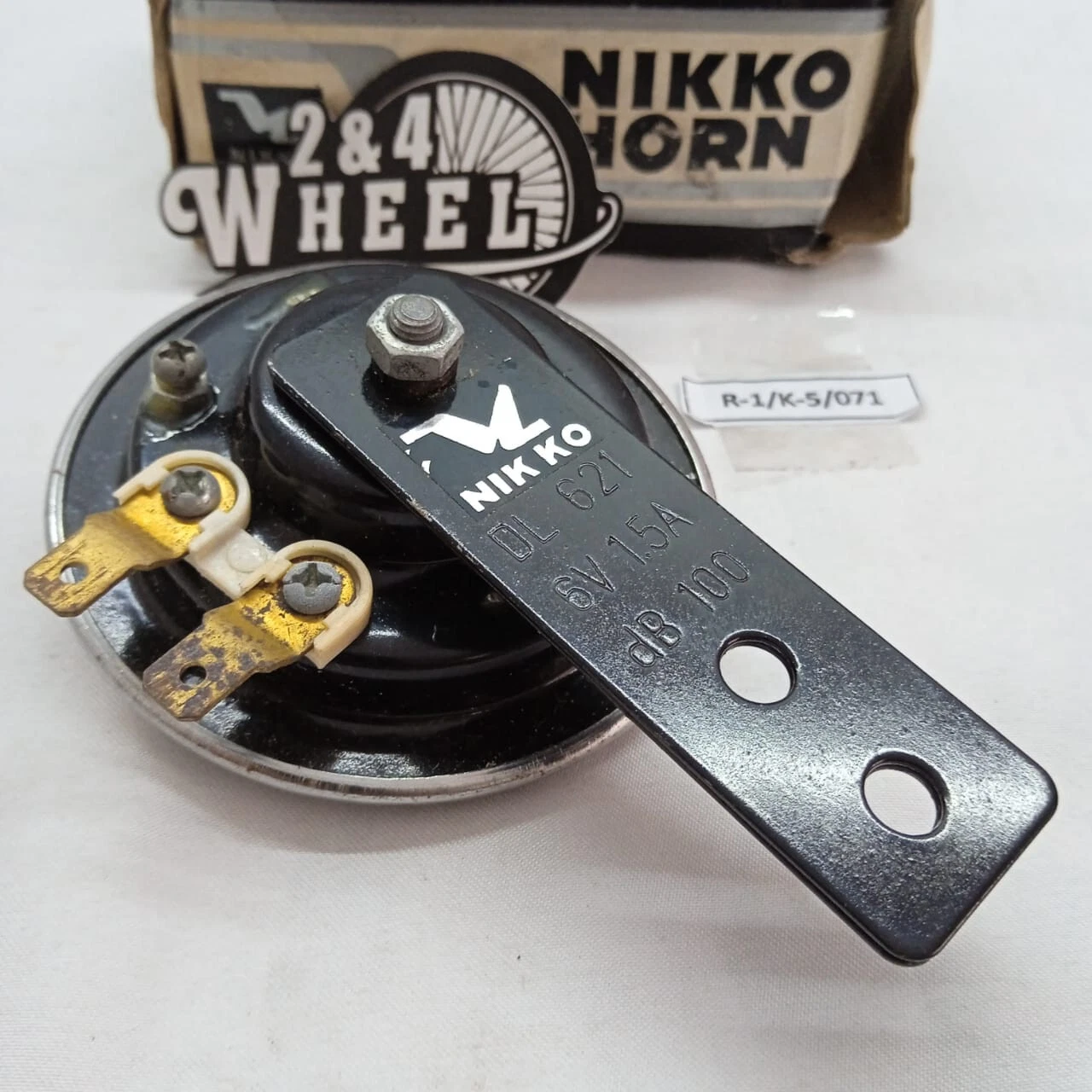 Universal Red NIKKO Horn 6V 6 Volt 1.5A 100db DL621 Scooter Moped Motorcycle - Image 3
