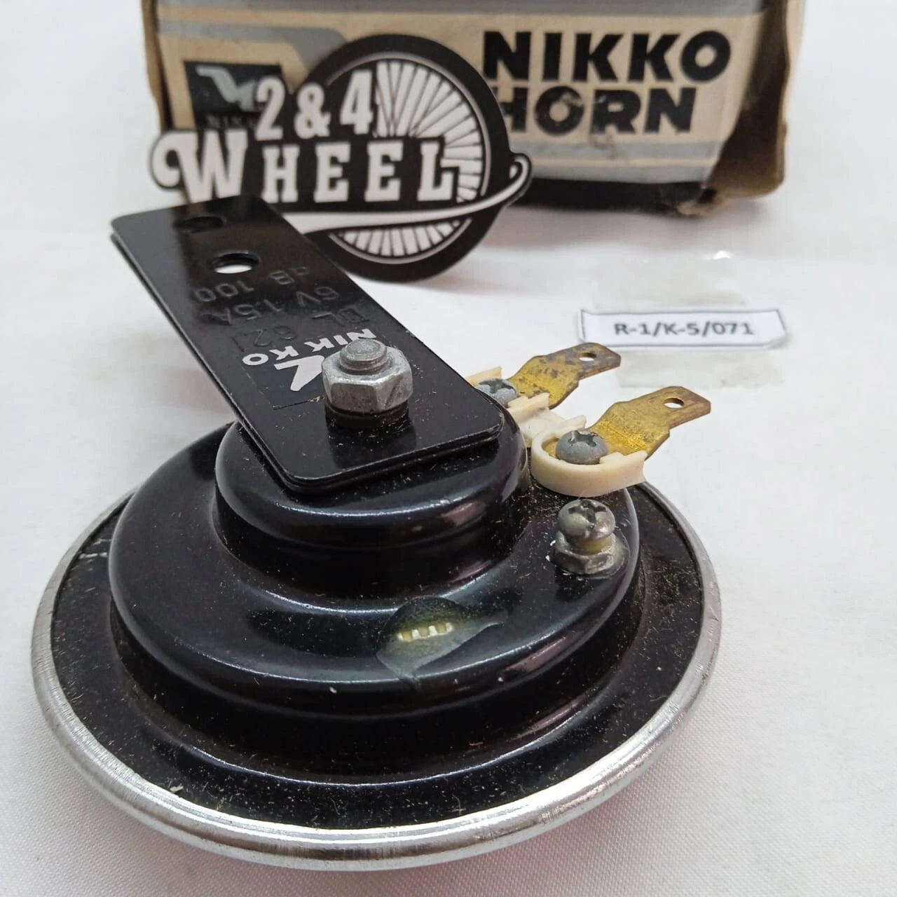 Universal Red NIKKO Horn 6V 6 Volt 1.5A 100db DL621 Scooter Moped Motorcycle - Image 4