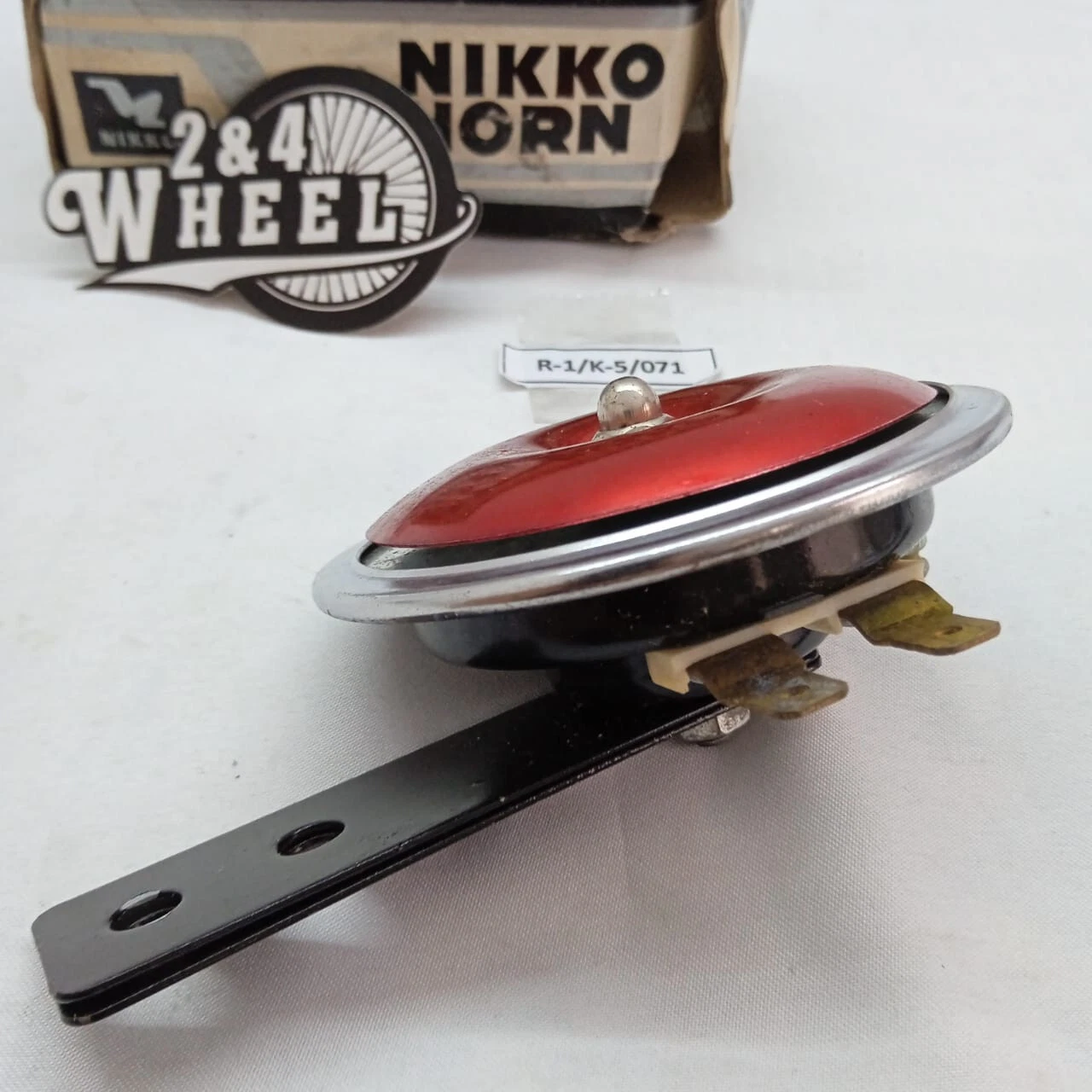 Universal Red NIKKO Horn 6V 6 Volt 1.5A 100db DL621 Scooter Moped Motorcycle - Image 5