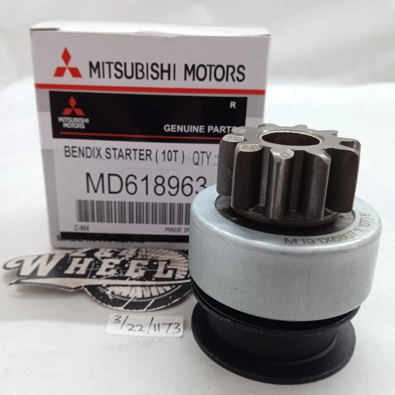 Starter Drive 10T For Mitsubishi Triton L200 Sporter Strada MD618963 - Image 2