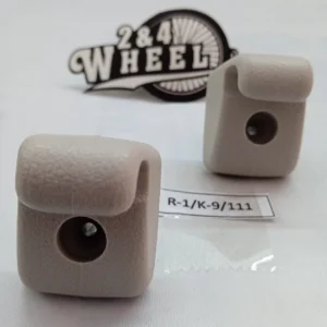 Sun Visor Snap Holder Clip Retainer Gray Isuzu Chevrolet GM 2Pcs