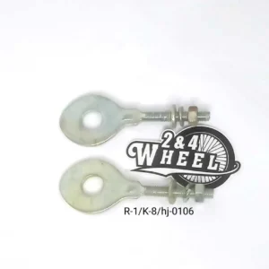 Pair 12mm Chain Wheel Axle Tensioner Adjuster Pit Dirt Bike Motorcycle