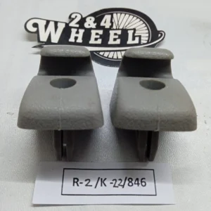 Sun Visor Snap Holder Clip Retainer Gray Isuzu Chevrolet GM 2Pcs