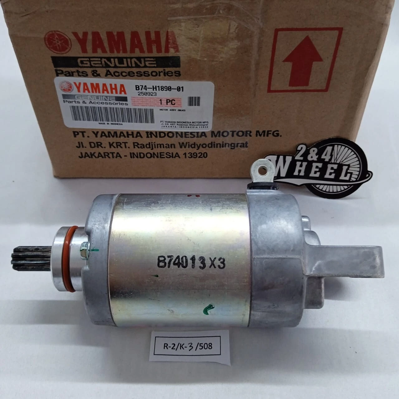 Yamaha Dynamo Starter Motor Assy CZD300 B74-H1890-01 NEW GENUINE - Image 2