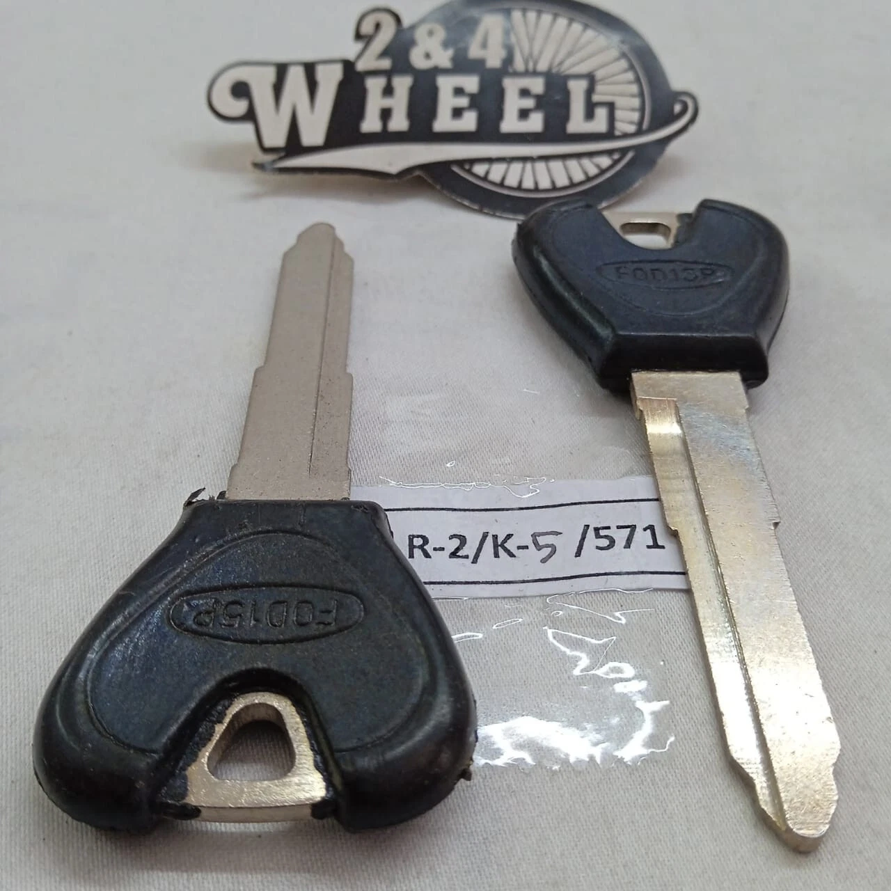 Ford Probe Geo Storm Key Blanks Uncut Plastic Head 2Pcs NEW - Image 3