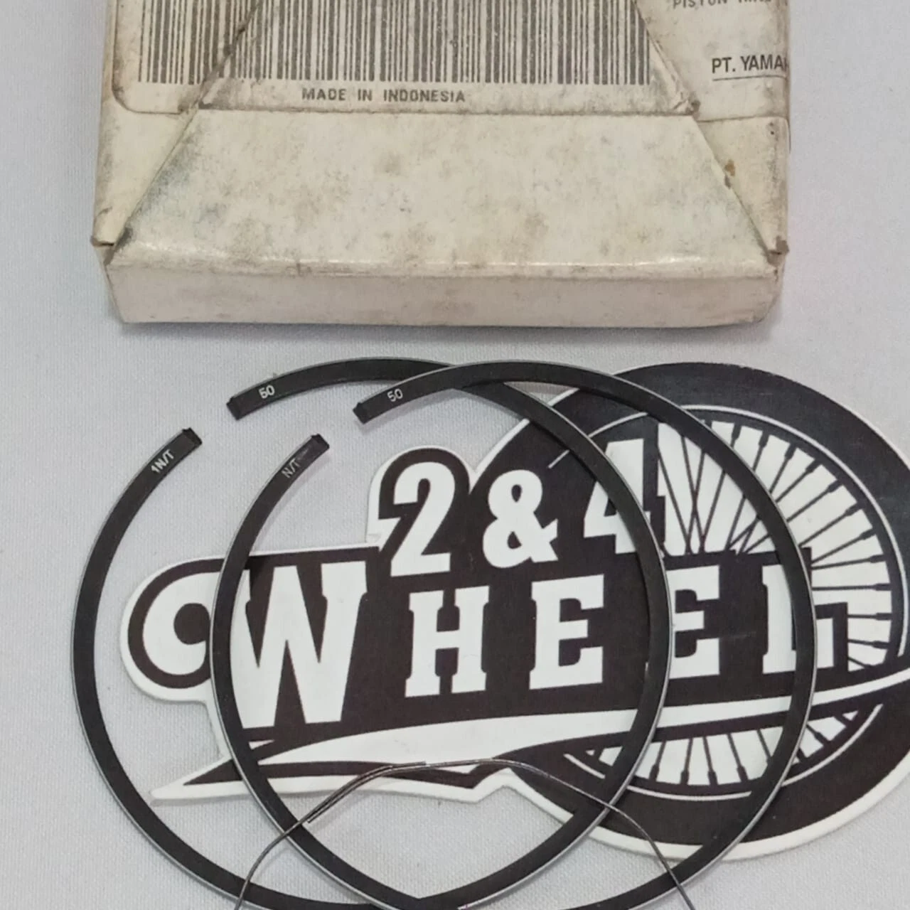 Yamaha F1ZR Piston Ring Set 4WH-E1605-00 Oversize 50 - Image 2