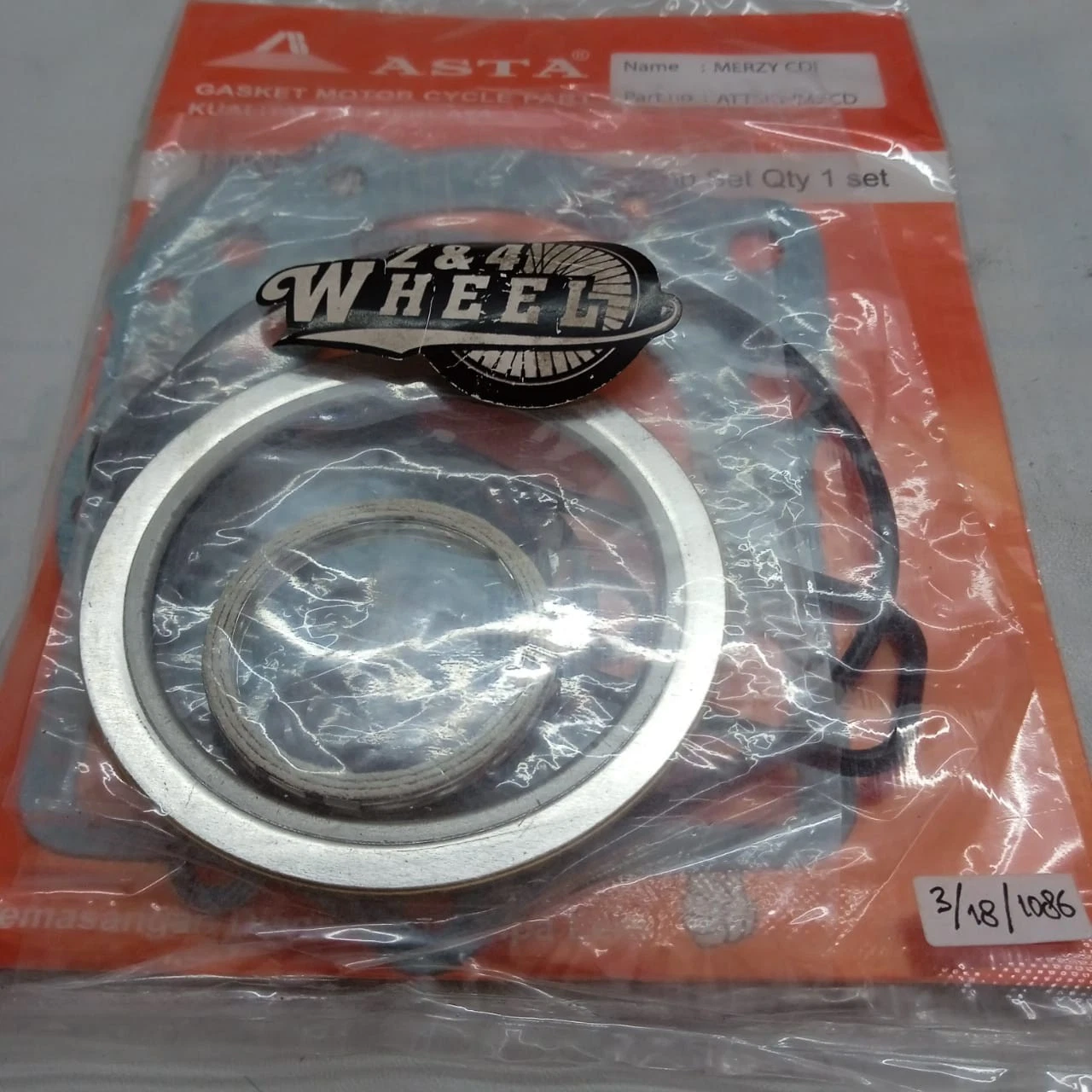 Kawasaki KZ200 Z200 CDI Top Set Cylinder Head Gasket NOS - Image 2