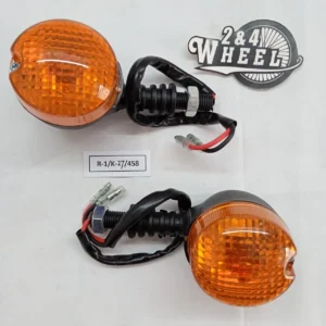 2x Universal Motorcycle Turn Signal Indicators Blinker Lights 2 Wires NEW