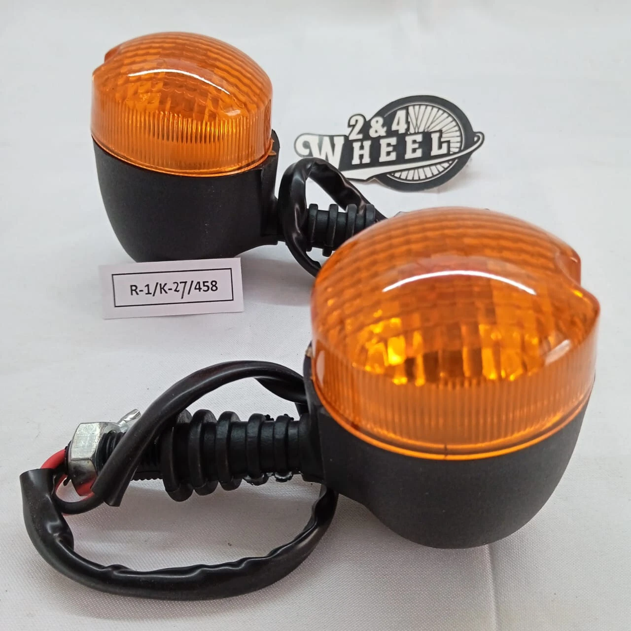 2x Universal Motorcycle Turn Signal Indicators Blinker Lights 2 Wires NEW - Image 3