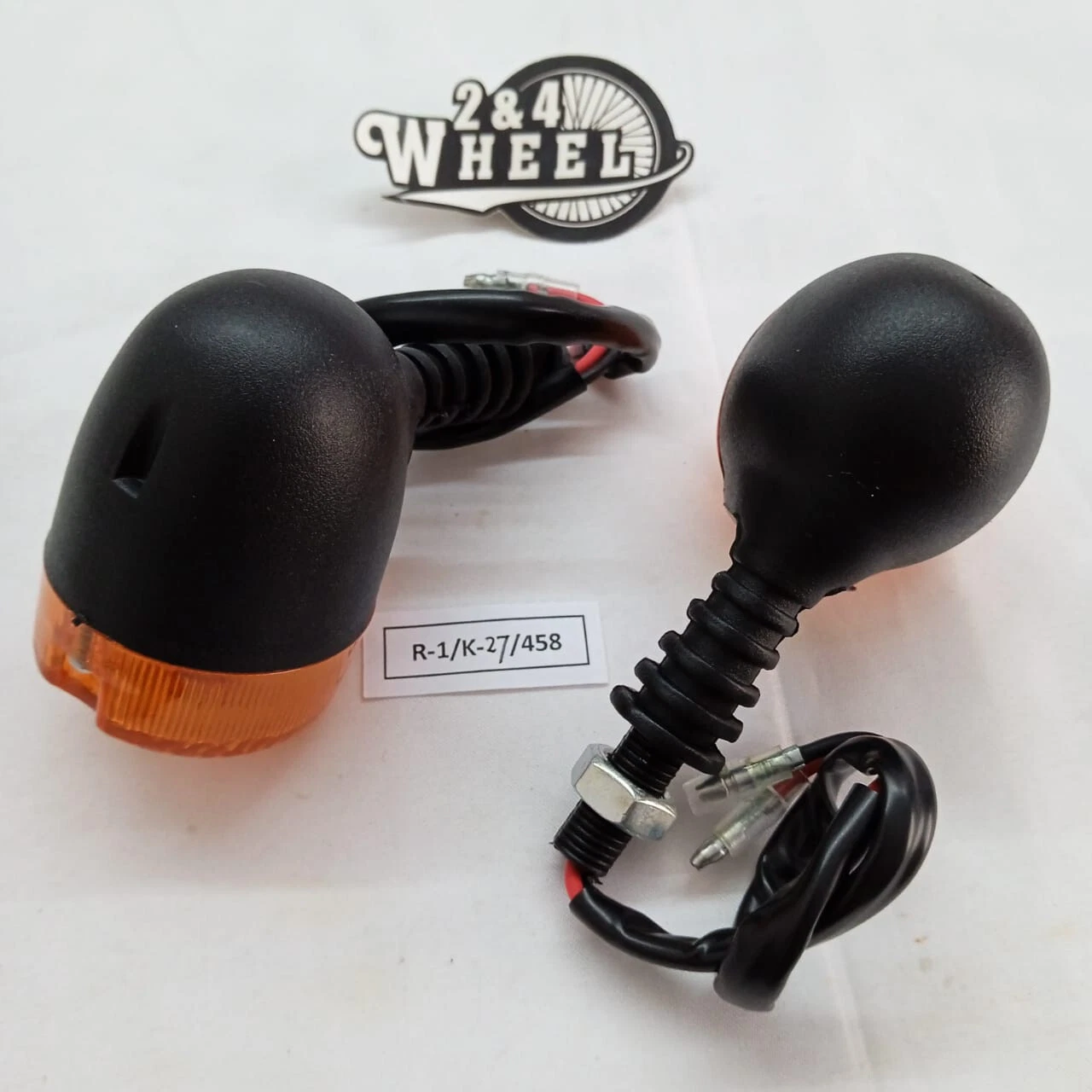 2x Universal Motorcycle Turn Signal Indicators Blinker Lights 2 Wires NEW - Image 4