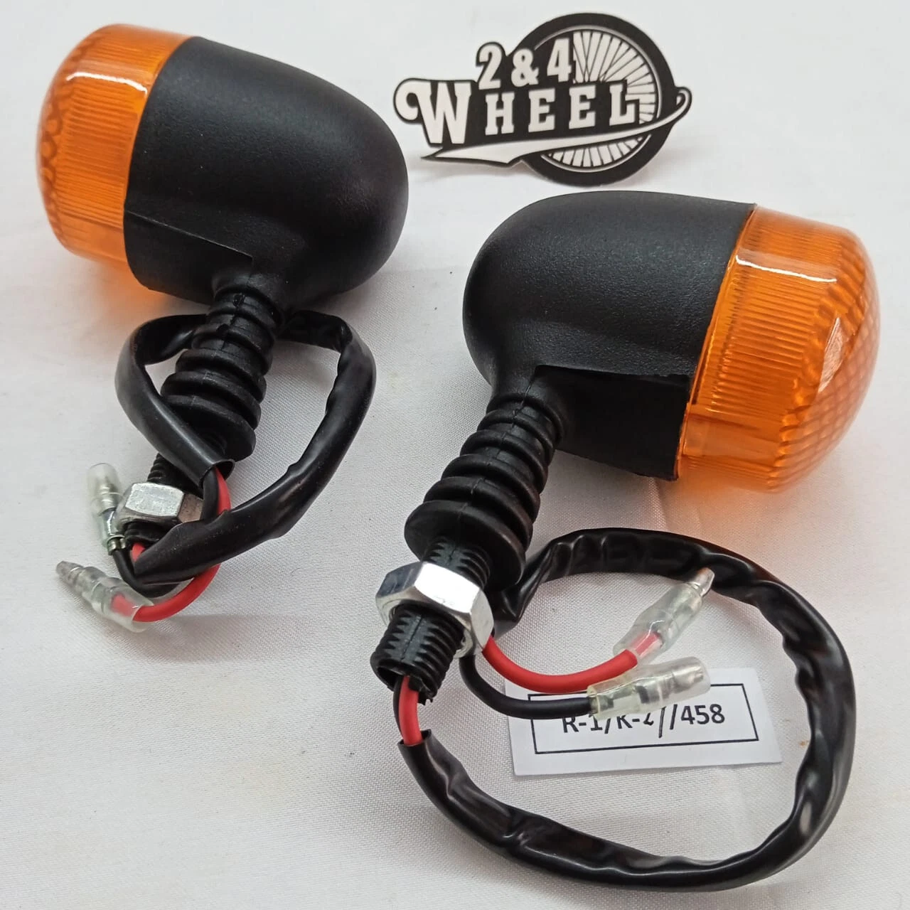 2x Universal Motorcycle Turn Signal Indicators Blinker Lights 2 Wires NEW - Image 6