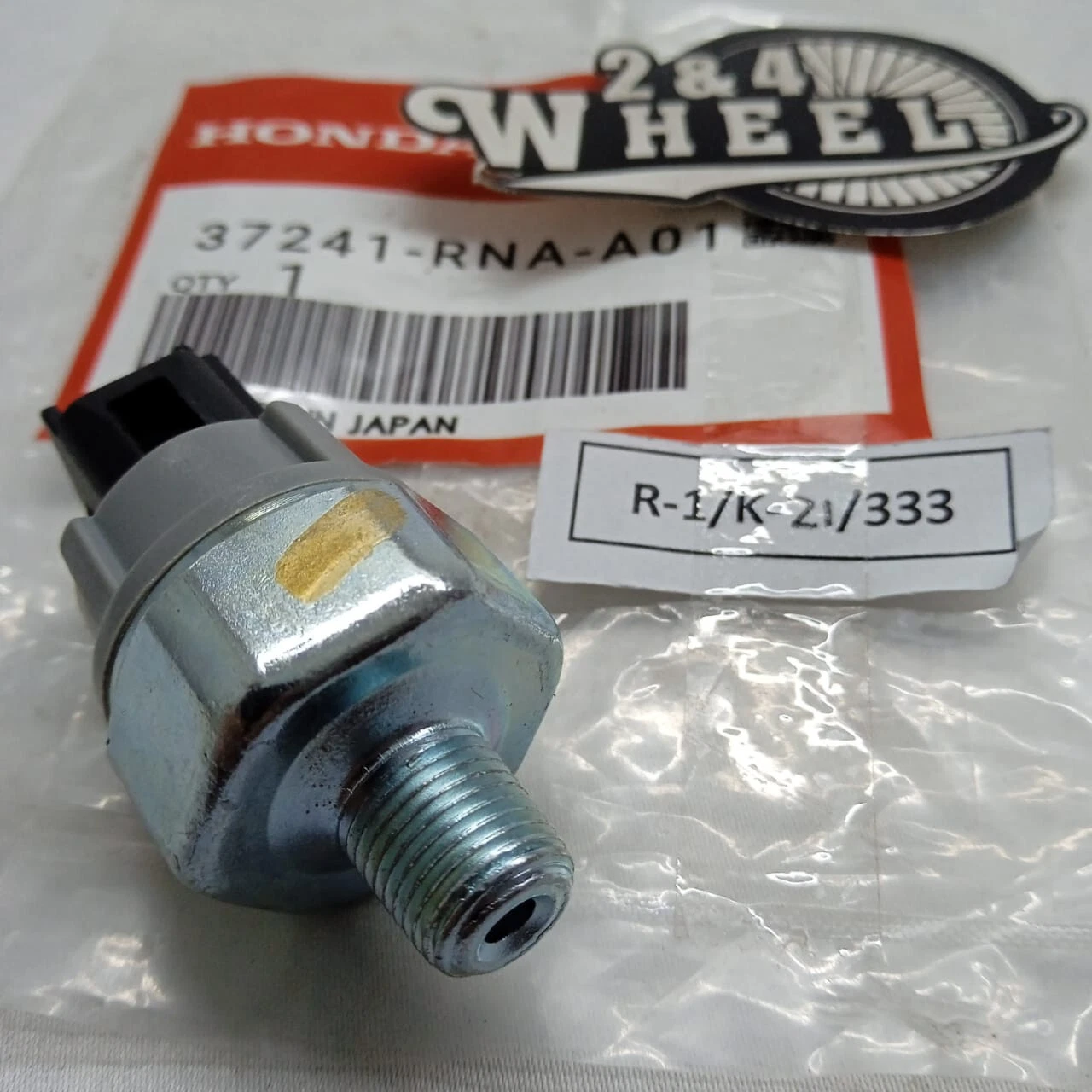 Honda CR-V HR-V Civic Acura Oil Pressure Switch Assembly 37241-RNA-A01 NEW OEM - Image 2