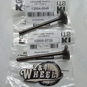 Kawasaki KLX140 KLX150 Valve Intake Exhaust 12004-0049 12005 0725 NEW GENUINE