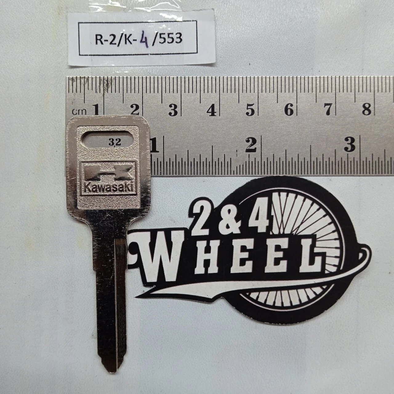 2Pcs Key Blank Uncut Kawasaki GT Motorcycle NEW - Image 3