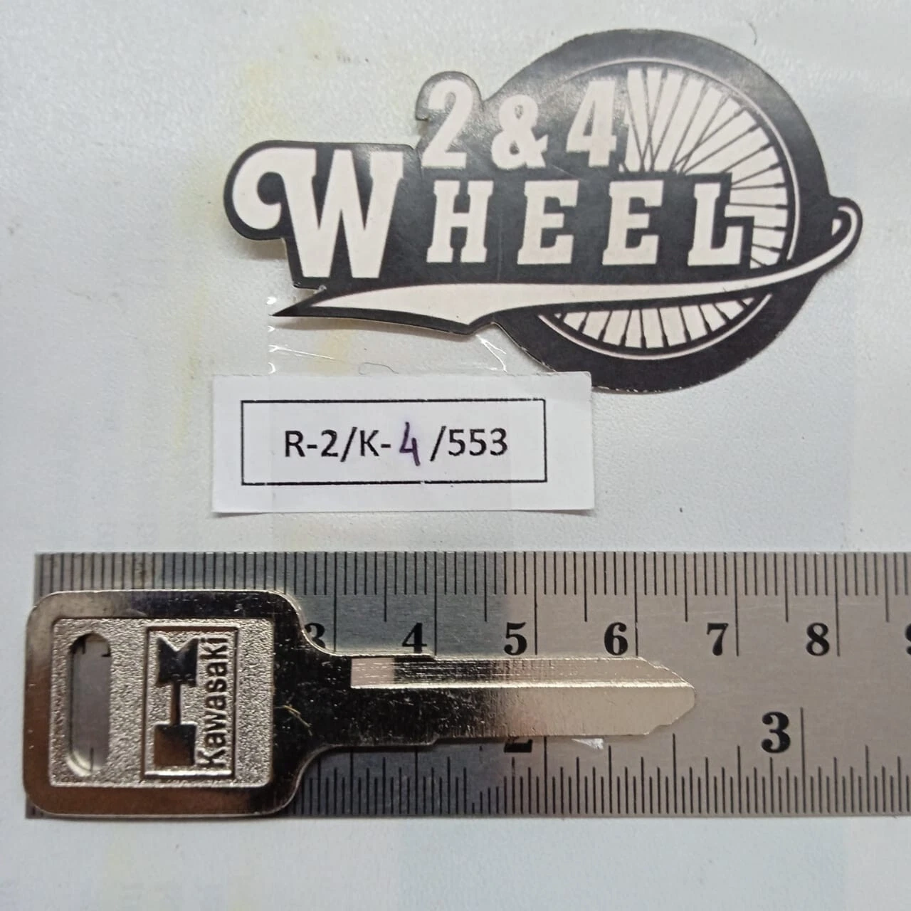 2Pcs Key Blank Uncut Kawasaki GT Motorcycle NEW - Image 4