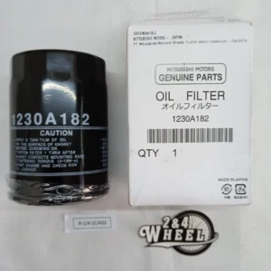 2x Oil Filter fits Mitsubishi Triton L200 Mq 2.4 Diesel 2015-2018 1230A182