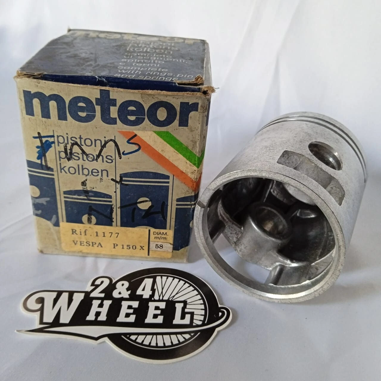 Meteor Piston 58 1M For Vespa P150X Meteor Piston For Vespa P150X 58 1M - Image 3