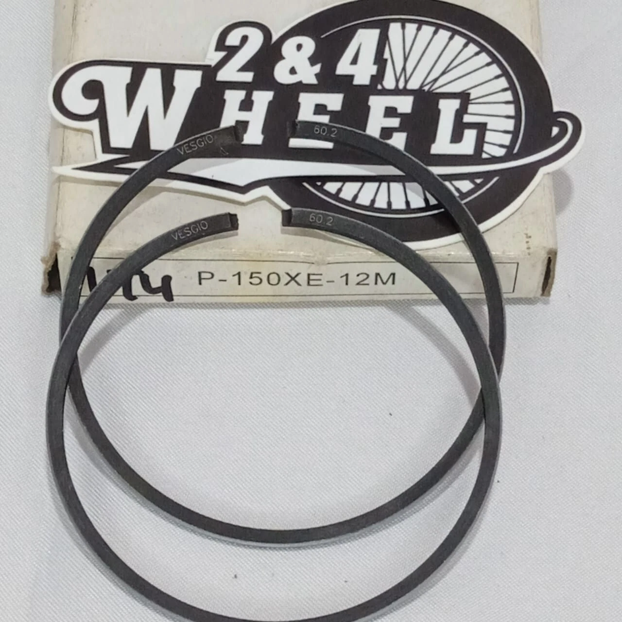 Vespa P-150XE-12M 60.2 Piston Rings Vesgio