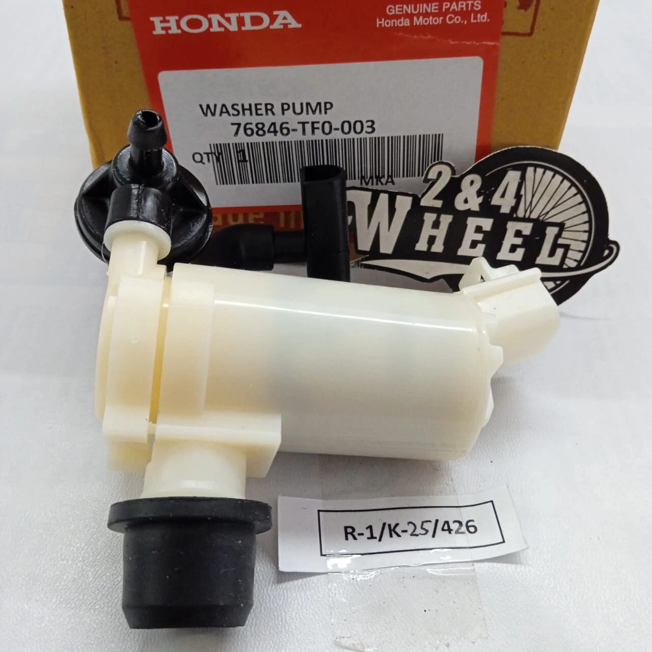 Honda Fit GE 2008-2013 Winshield Water Pump Motor 76846-TF0-003 NEW