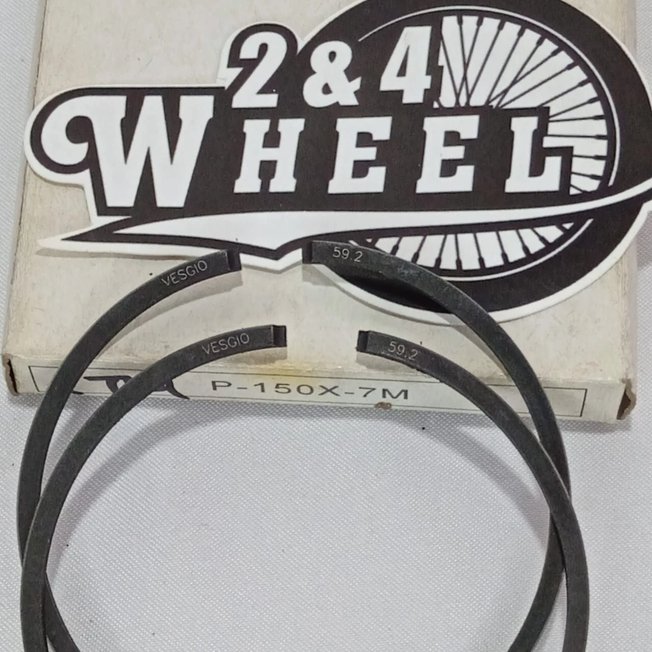 Vespa P-150X-7M 59.2 P-150XE-7M 59.2 PX150 PXE150 Vesgio Piston Rings 59.2