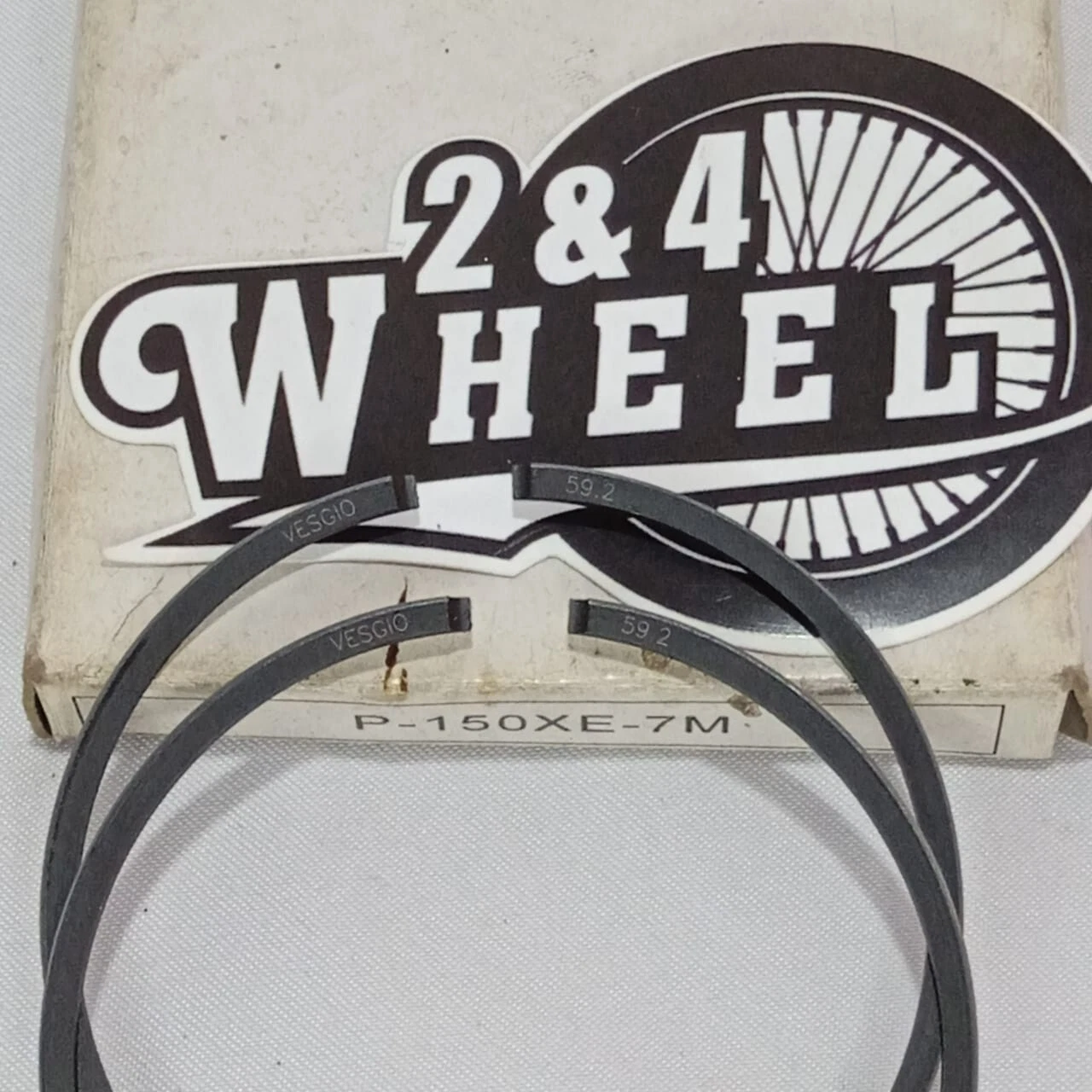 Vespa P-150X-7M 59.2 P-150XE-7M 59.2 PX150 PXE150 Vesgio Piston Rings 59.2 - Image 3