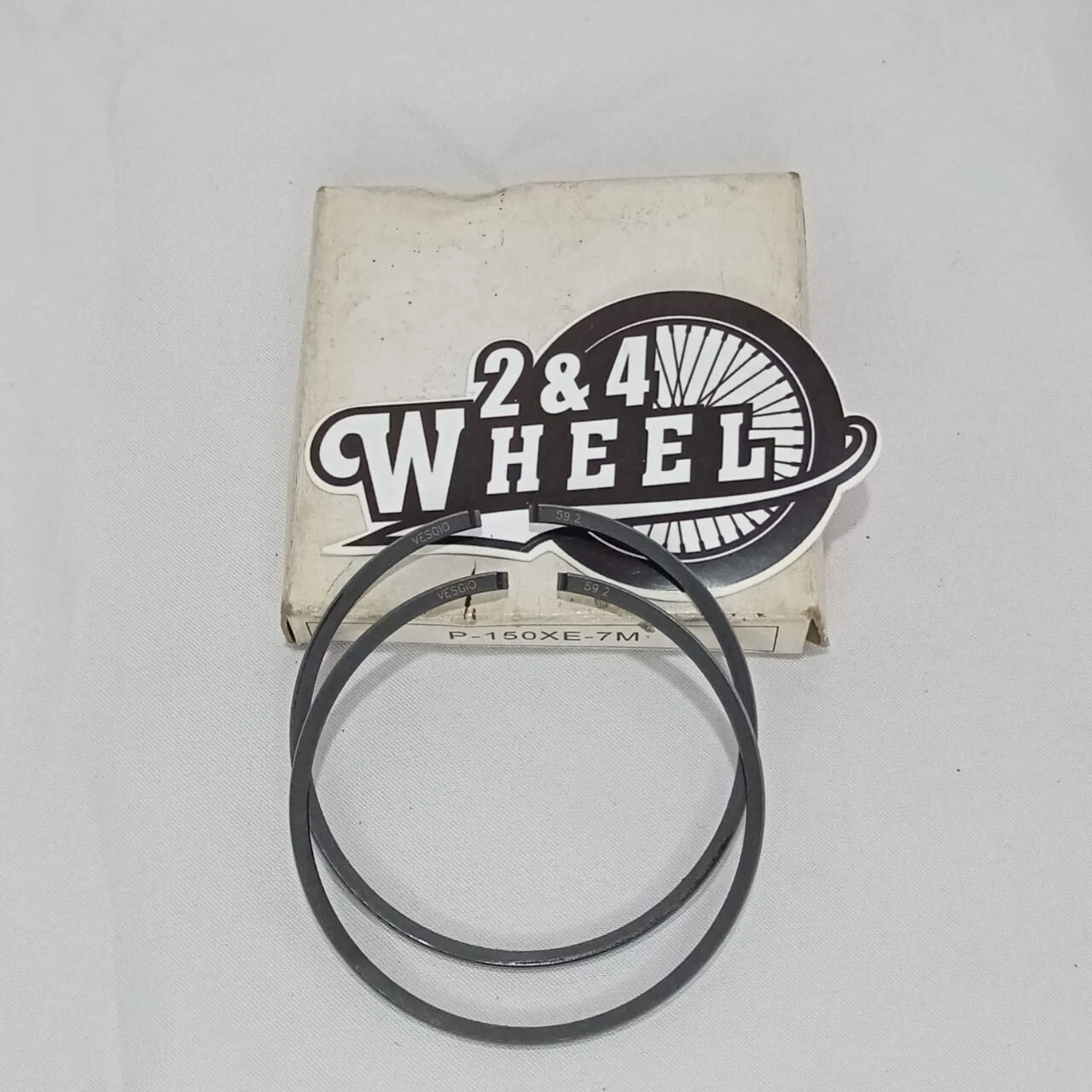 Vespa P-150X-7M 59.2 P-150XE-7M 59.2 PX150 PXE150 Vesgio Piston Rings 59.2 - Image 4