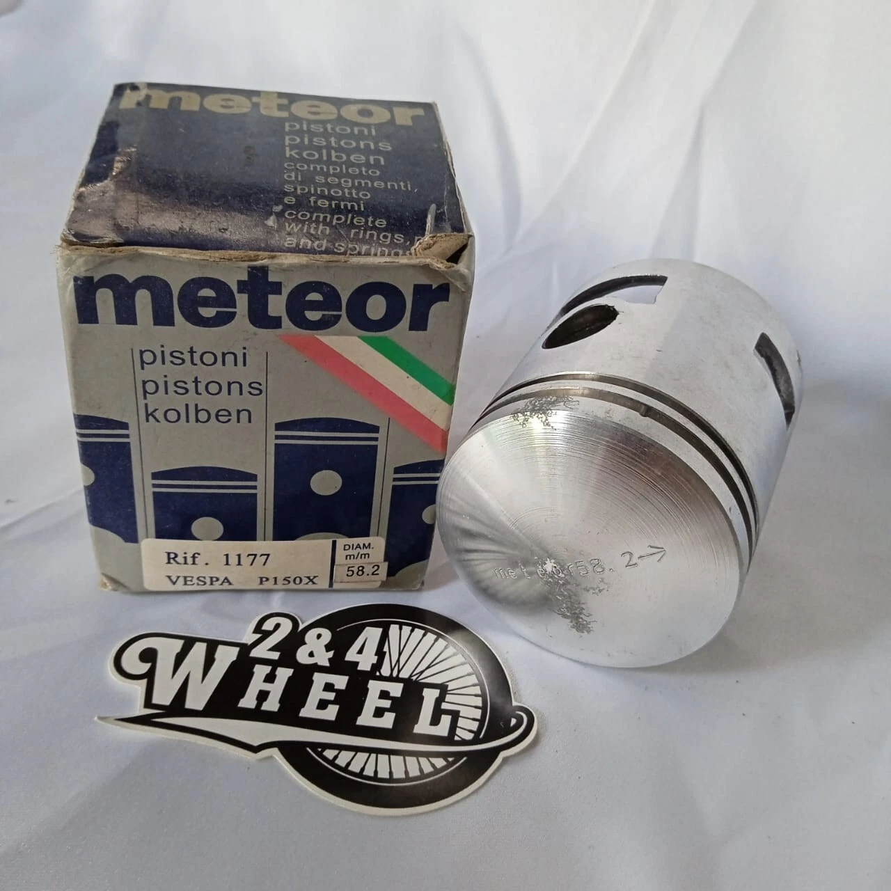 Meteor Piston 58.2 For Vespa P150X Meteor Piston For Vespa P150X 58.2 - Image 3