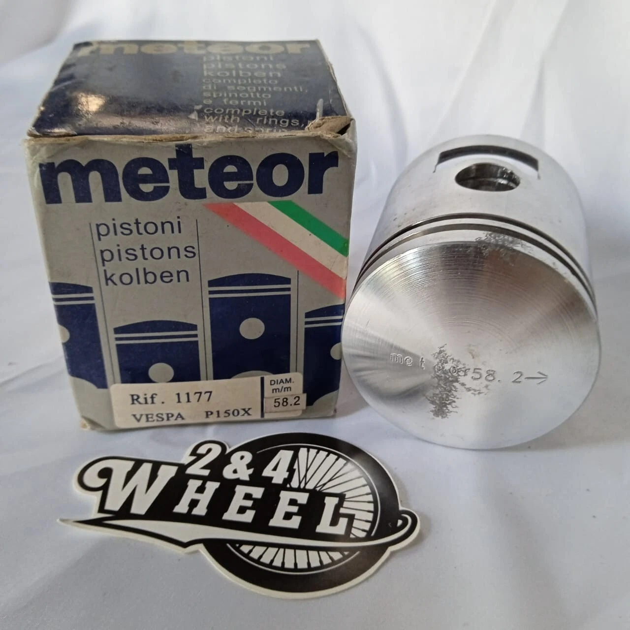 Meteor Piston 58.2 For Vespa P150X Meteor Piston For Vespa P150X 58.2 - Image 5