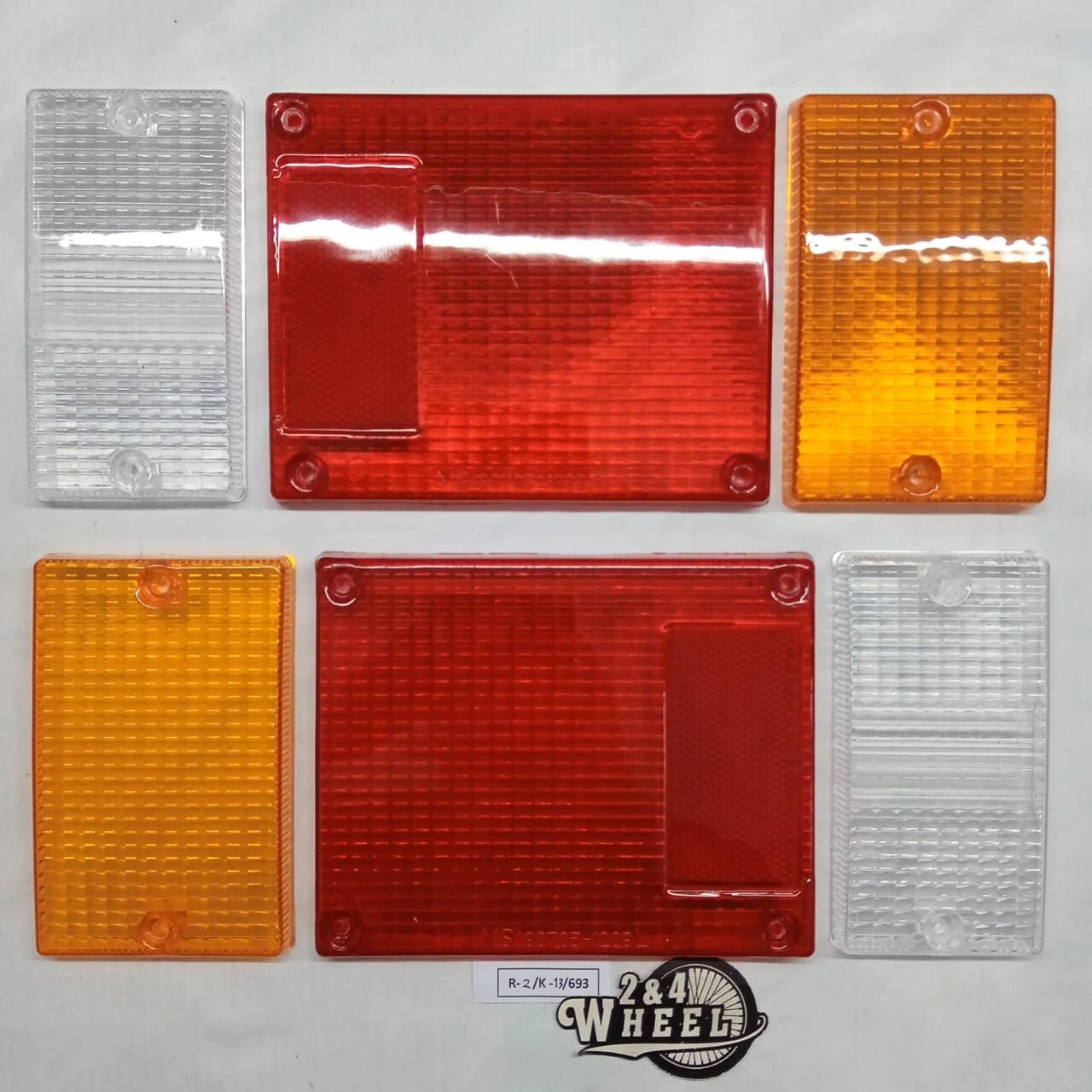 Isuzu ELF NPR NQR NRR NKR FSR FRR Tail Light Lamp Lens Tail Lens Set 1Pair L/R