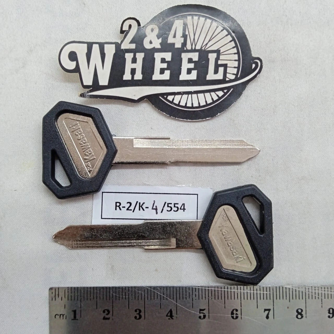 2Pcs Key Blank Uncut Kawasaki KLX250S KLR650 KLR 650 NEW - Image 4