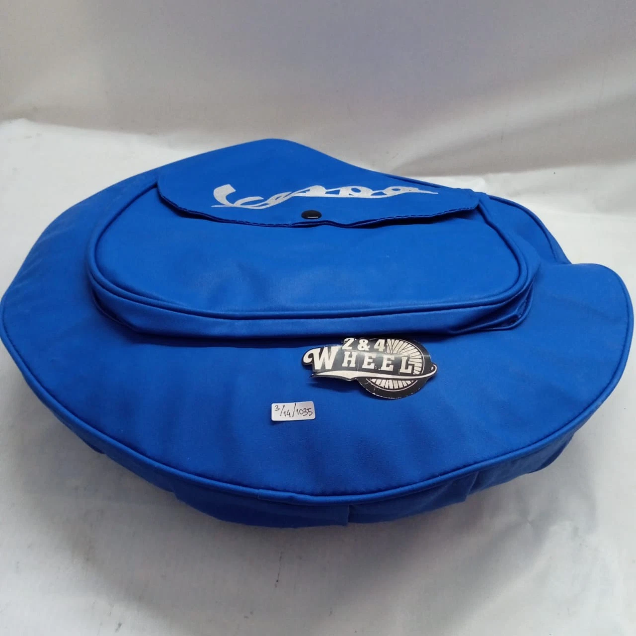 Piaggio Vespa 150 Super Sprint VBA VBB VBC Spare Tyre Tire Cover 8" - Image 2