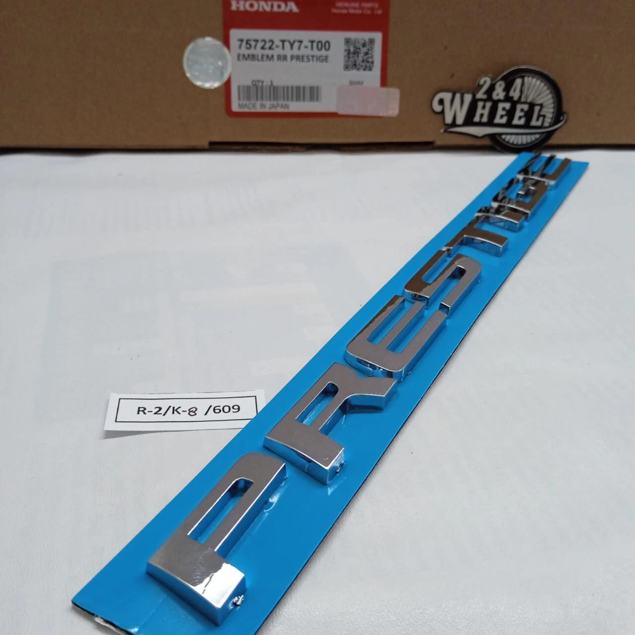 Honda CR-V CRV BR-V BRV HR-V HRV Rear Badge Prestige Emblem NEW OEM JAPAN - Image 3