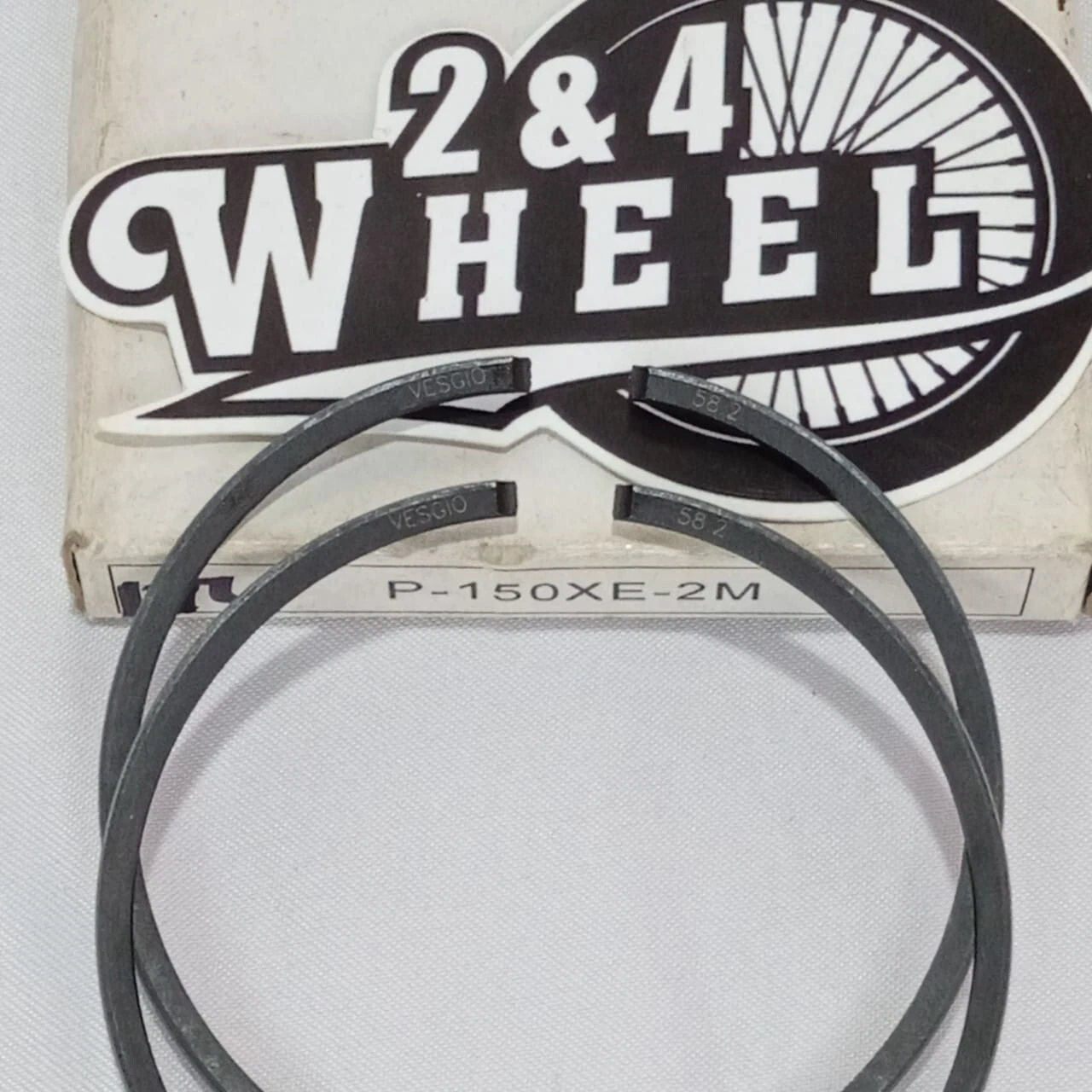 Vespa P-150XE-2M 58.2 Piston Rings Vesgio