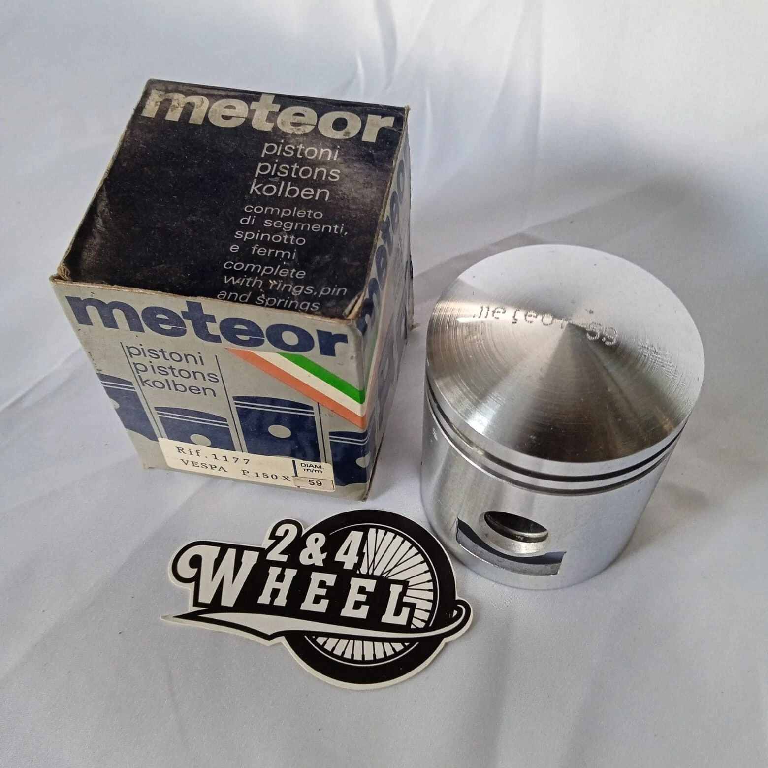 Meteor Piston 59.0 For Vespa P150X Meteor Piston For Vespa P150X 59.0 - Image 4