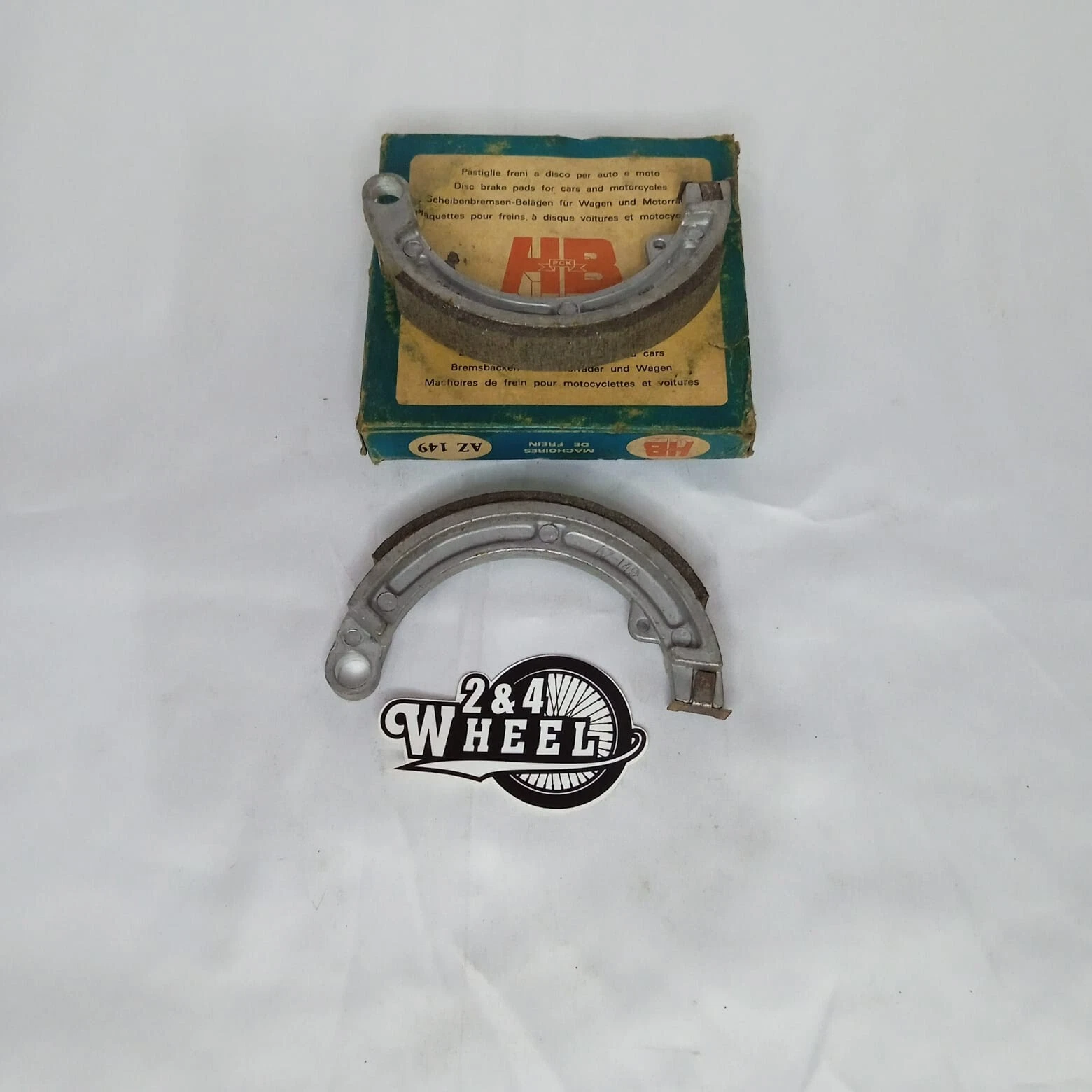 VESPA FRONT BRAKE SHOES BRAND HB AZ 149 - Image 2