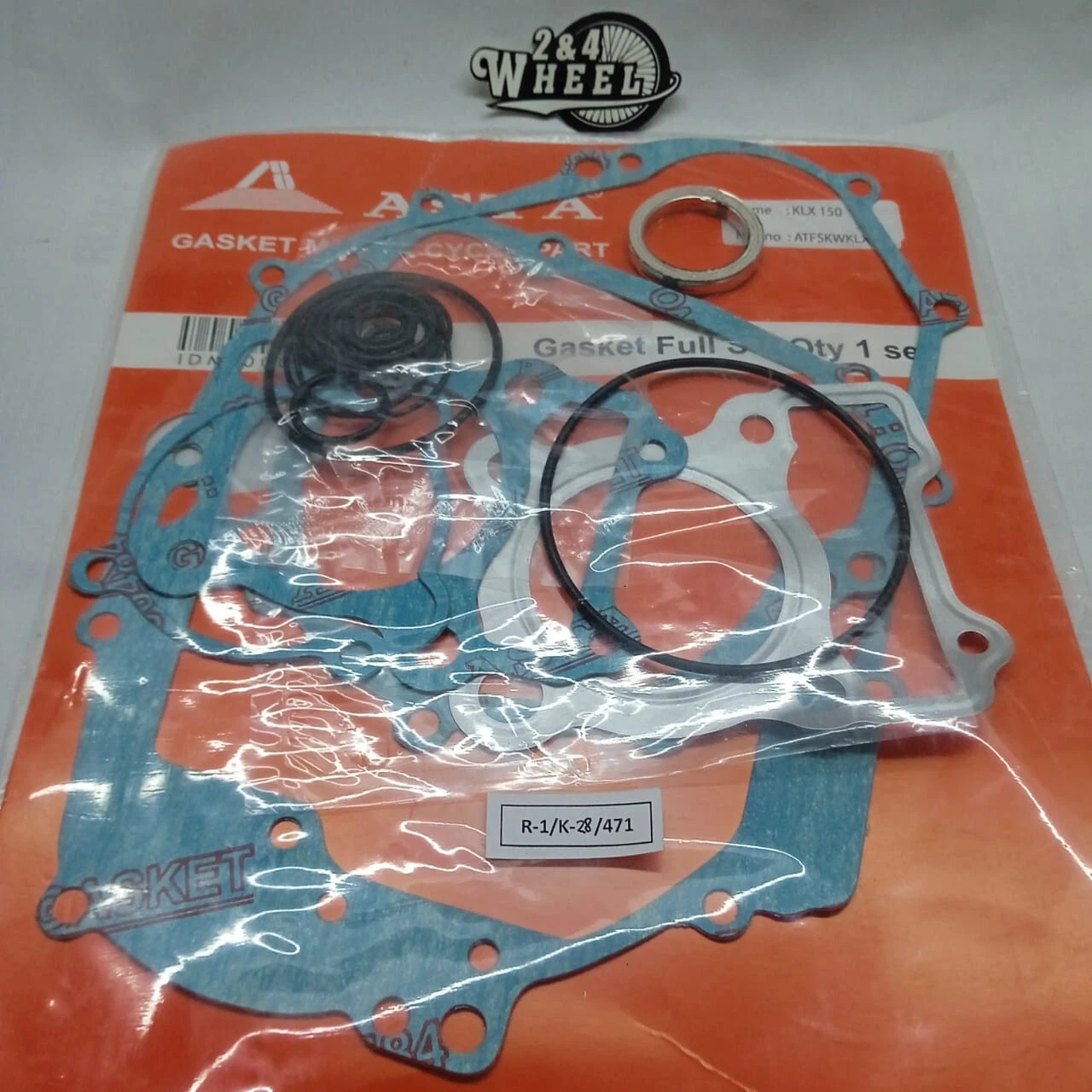 Kawasaki KLX125 KLX140 KLX150 S G L BF Gasket Set NEW - Image 2