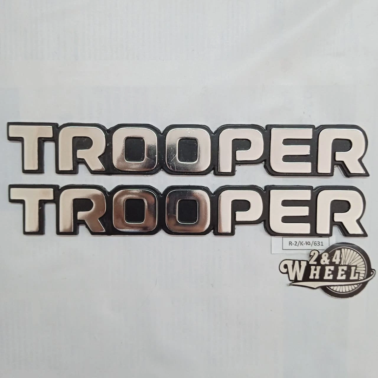 Isuzu Trooper 1986 1987 1988 1989 1990 1991 Trooper Emblem Badge Pair NEW