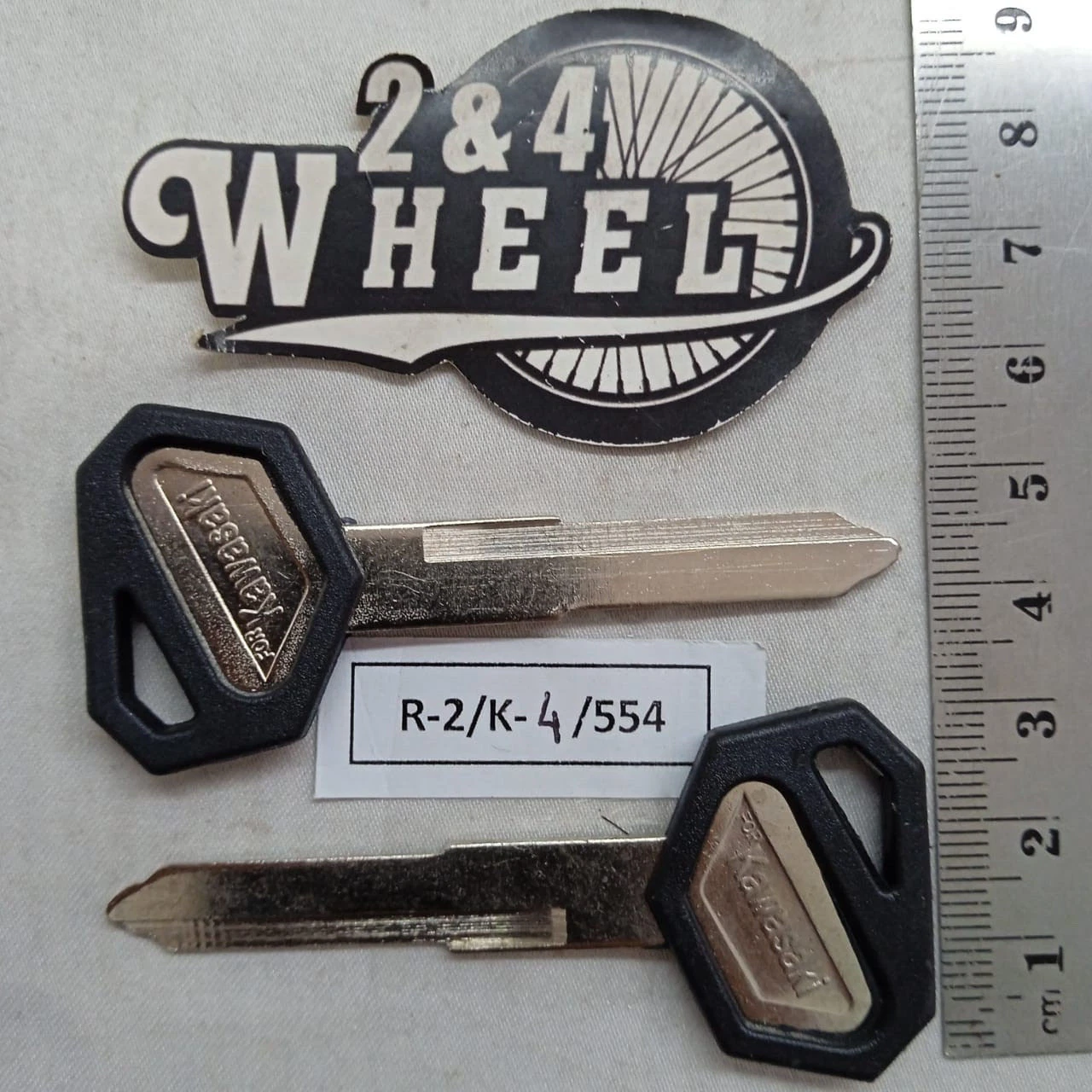 Key Blank Uncut May Fit For Kawasaki Vulcan Nomad 1600 900 800 750 KLX250S 2Pcs - Image 5