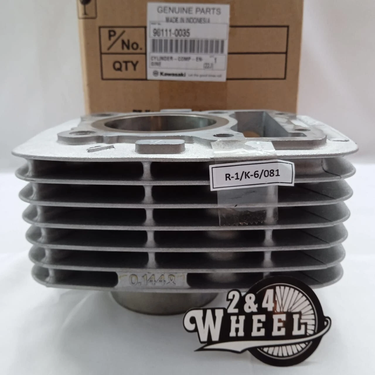 Kawasaki KLX140 KLX150 Cylinder Engine Barrel 58mm with Gasket 98111-0035 NEW - Image 2
